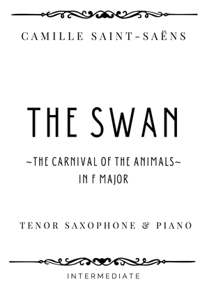 Book cover for Saint-Saëns - The Swan in F Major - Intermediate