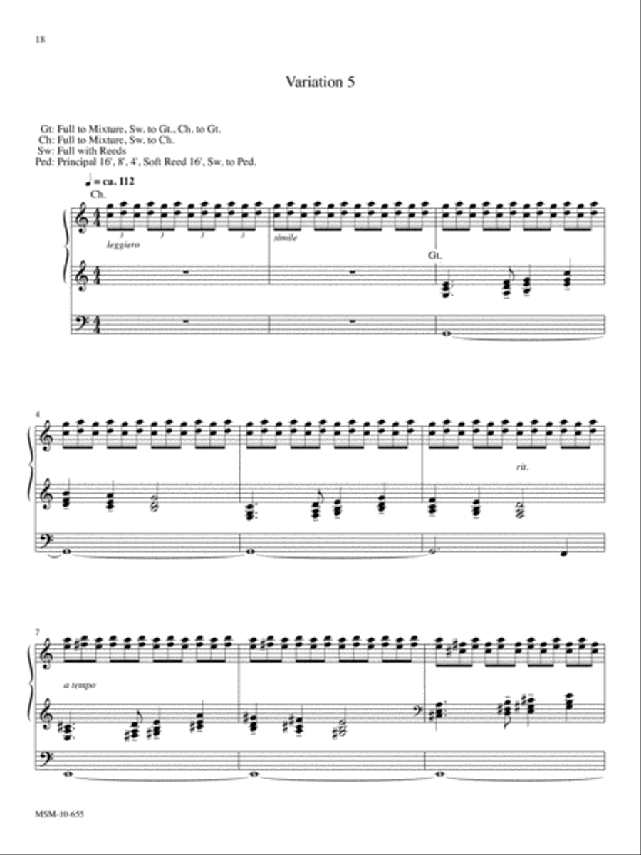 When In Our Music Three Hymn Settings for Organ Organ Solo scores gallery preview page 8