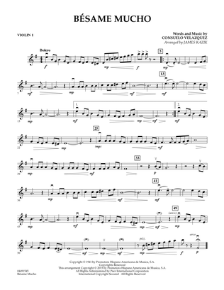 Besame Mucho - Violin 1
