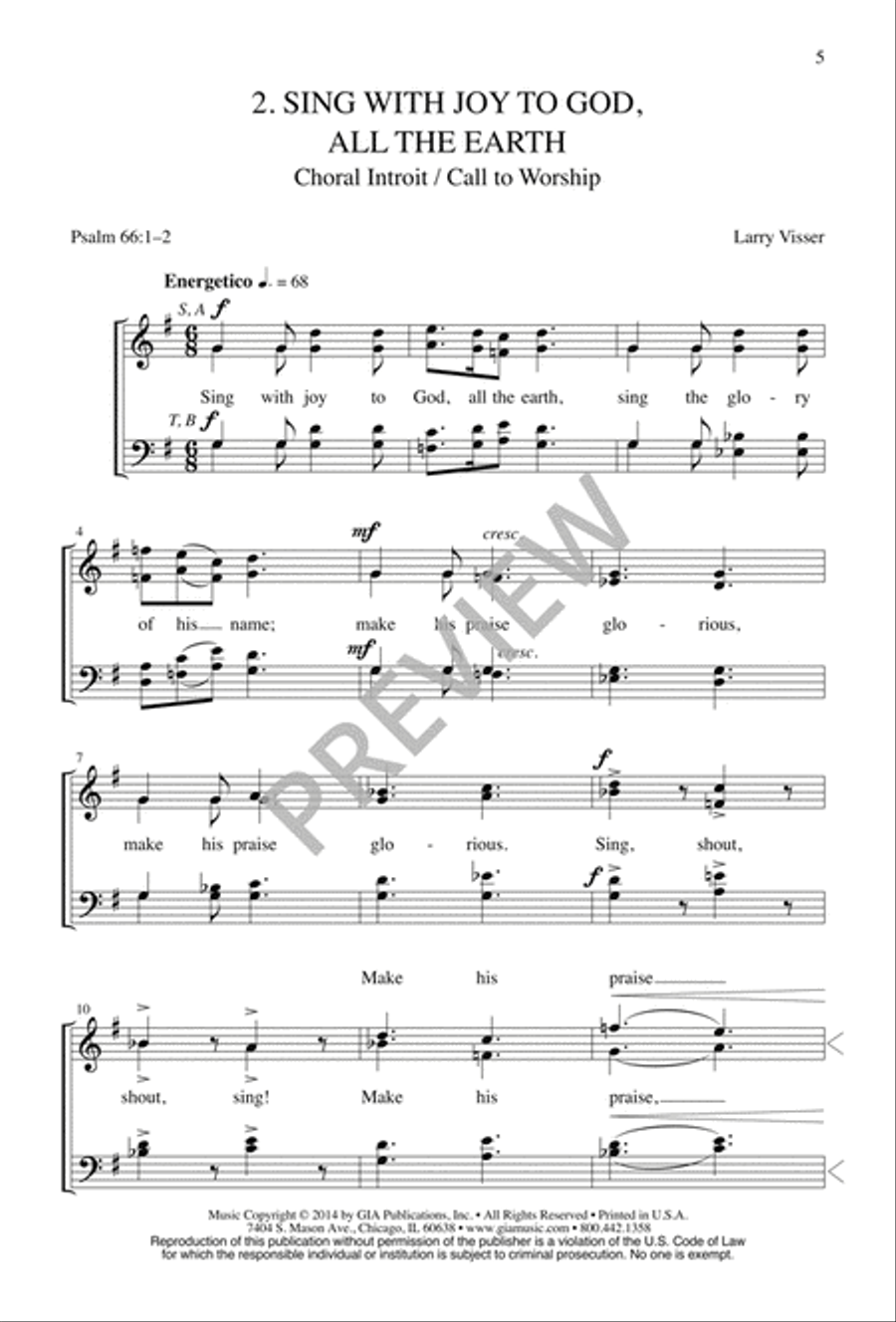 Seven Short Choral Meditations Divisi scores gallery preview page 5
