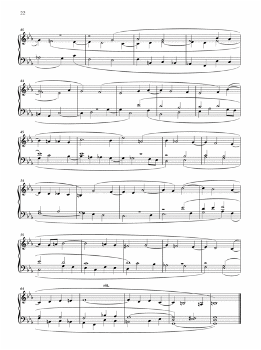 Oxford Book of Lent and Easter Organ Music for Manuals Organ Solo scores gallery preview page 22