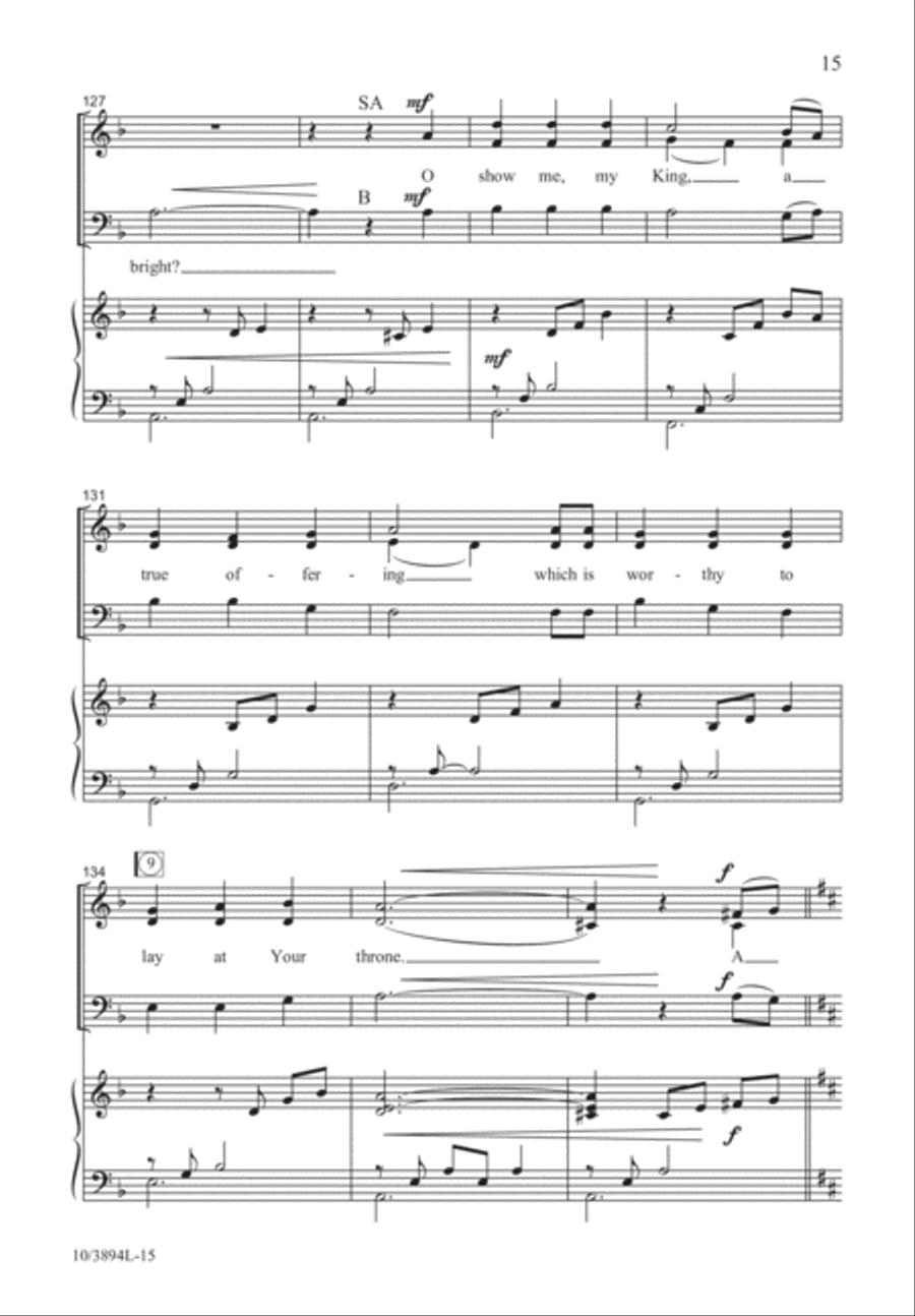The Birth of a King The Birth of a King 3-Part scores gallery preview page 16