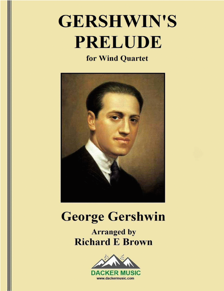 Gershwin's Prelude - Mixed Wind Quartet School and Community scores gallery preview page 1