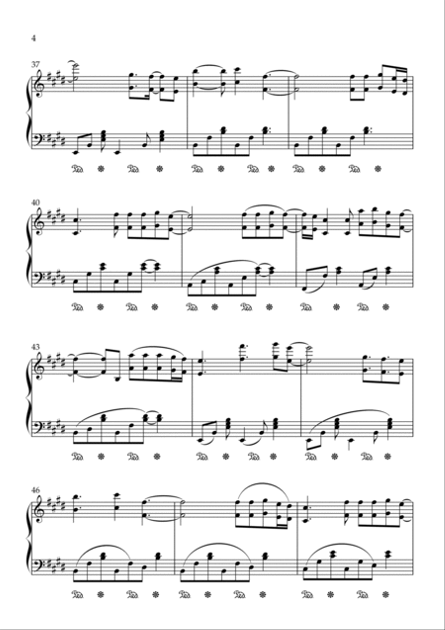 Spending My Time Piano Solo scores gallery preview page 4