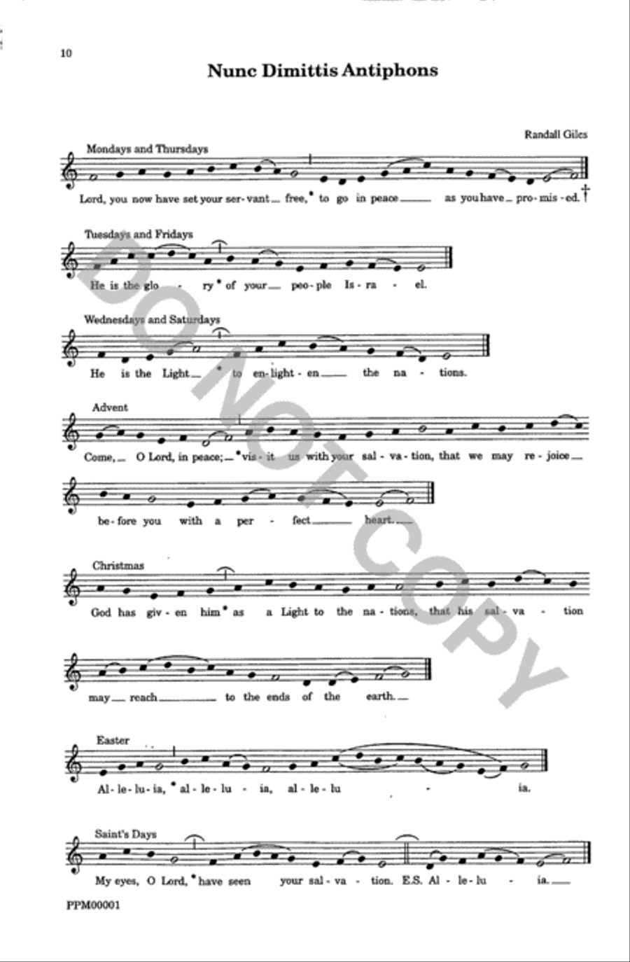 Magnificat and Nunc Dimittis (Walsingham Service) TTBB scores gallery preview page 12