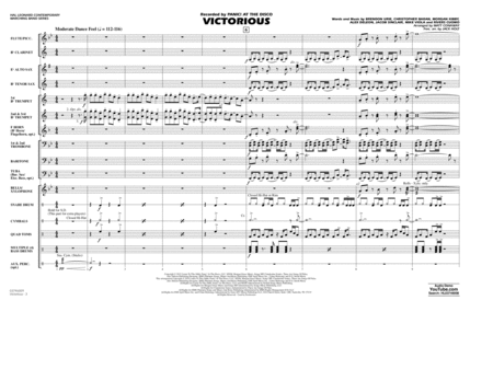 Victorious - Conductor Score (Full Score)