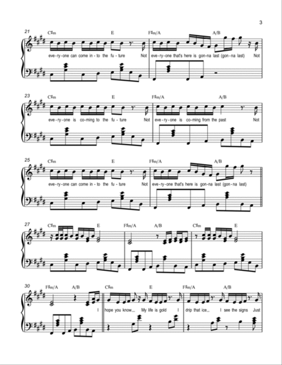 Future Piano Solo scores gallery preview page 3