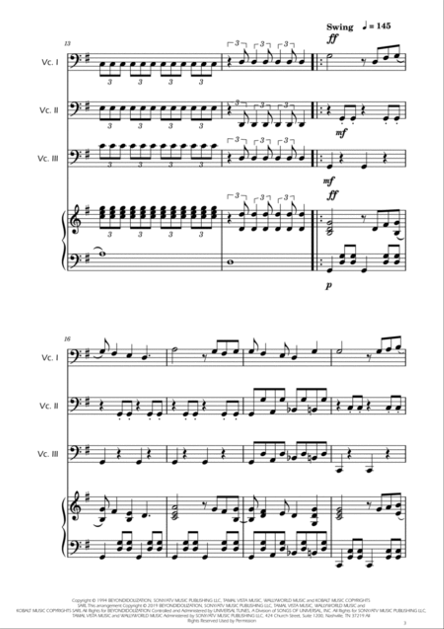 All I Want For Christmas Is You All I Want For Christmas Is You String Trio scores gallery preview page 6