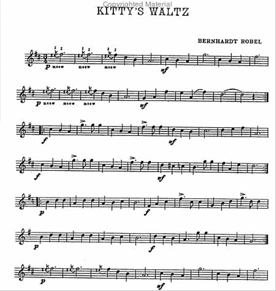 Kitty's Waltz Kitty's Waltz Flute Solo scores gallery preview page 2