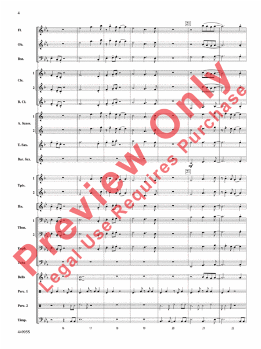 Djembe Laya Concert Band scores gallery preview page 5