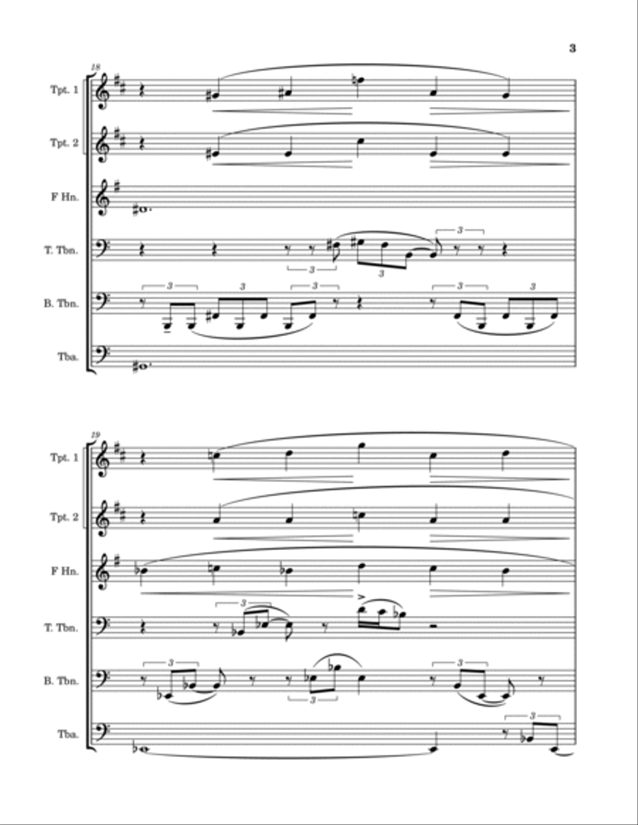La Cathédrale Engloutie Horn scores gallery preview page 5