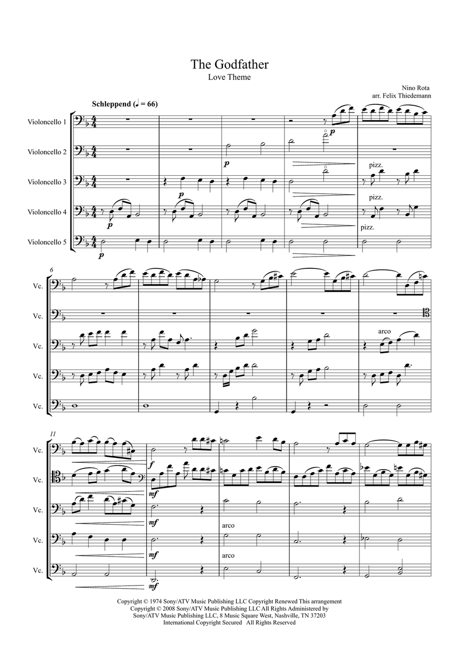 Godfather II String Orchestra scores gallery preview page 2