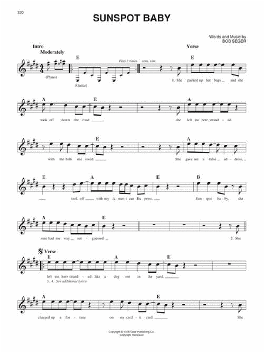 Three Chord Songs Fake Book Piano scores gallery preview page 9