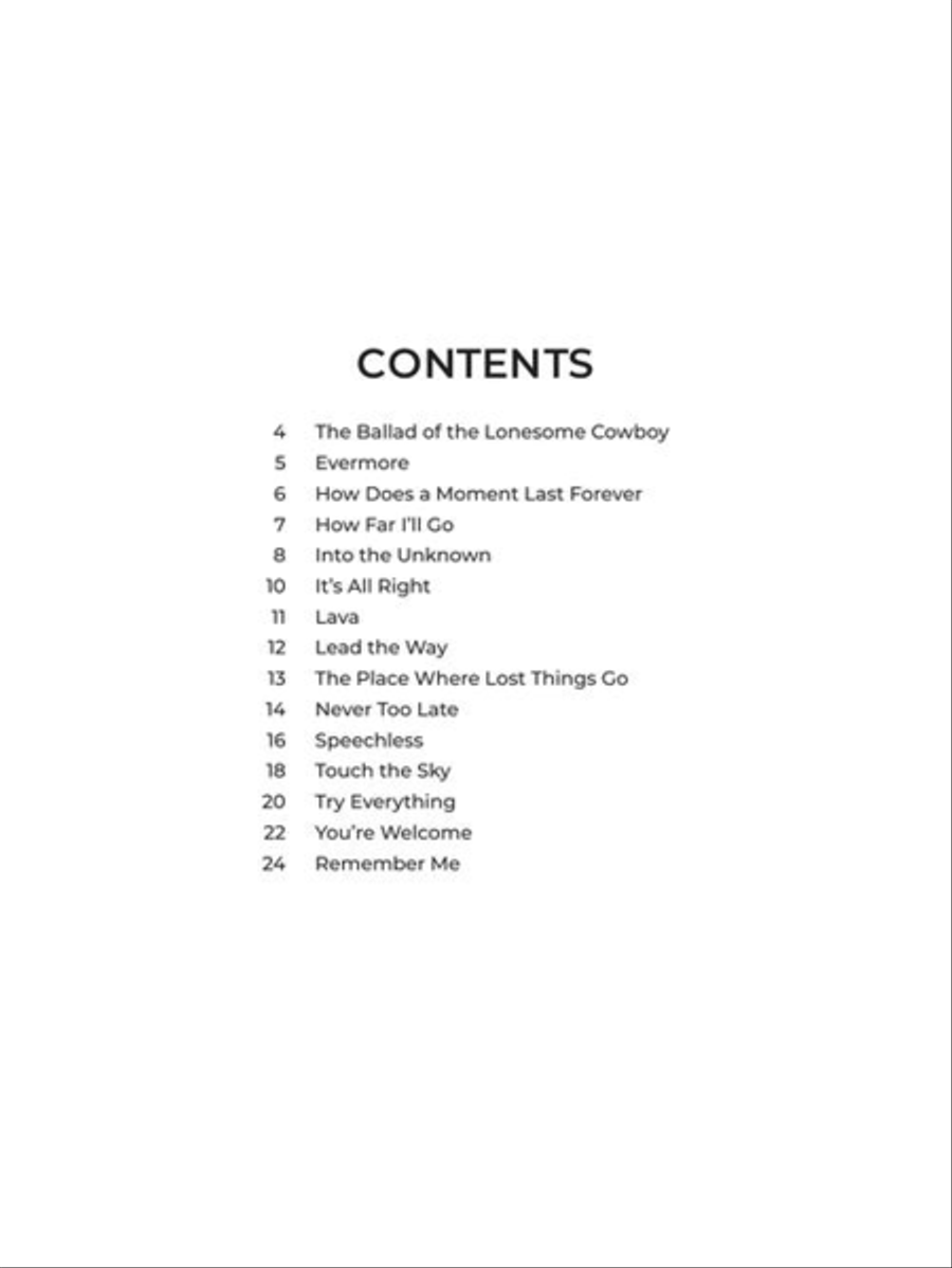 Favorite Disney Songs Recorder scores gallery preview page 3