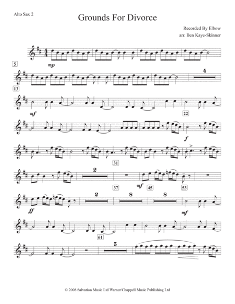 Grounds For Divorce Grounds For Divorce Jazz Ensemble scores gallery preview page 3
