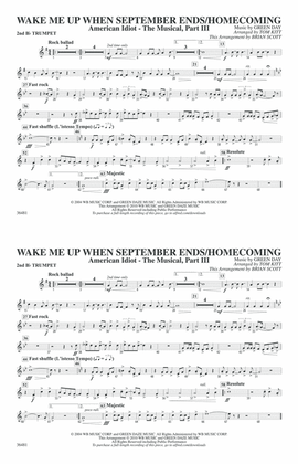 Wake Me Up When September Ends / Homecoming: 2nd B-flat Trumpet
