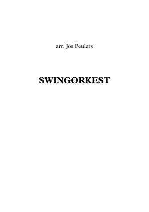Book cover for Swingorkest