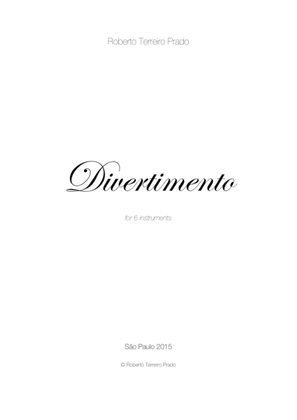 Divertimento for 6 instruments