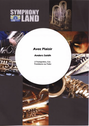Book cover for Avec plaisir (2 trompettes, cor, trombone, tuba)
