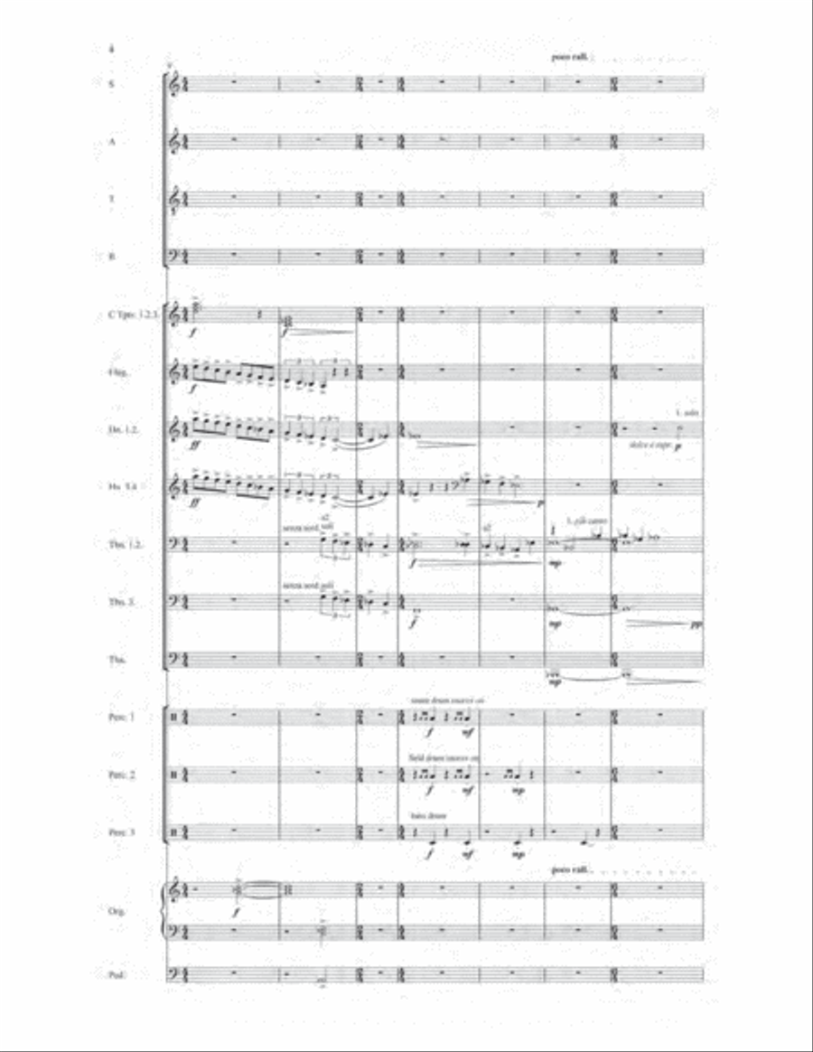 Let Us Now Praise Famous Men (Full Score) 4-Part scores gallery preview page 3