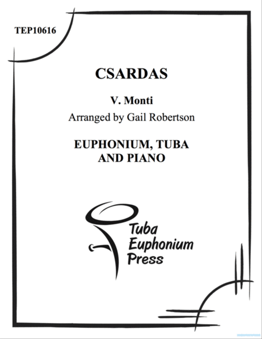 Csardas (Duet with Piano) Brass Duet scores gallery preview page 1