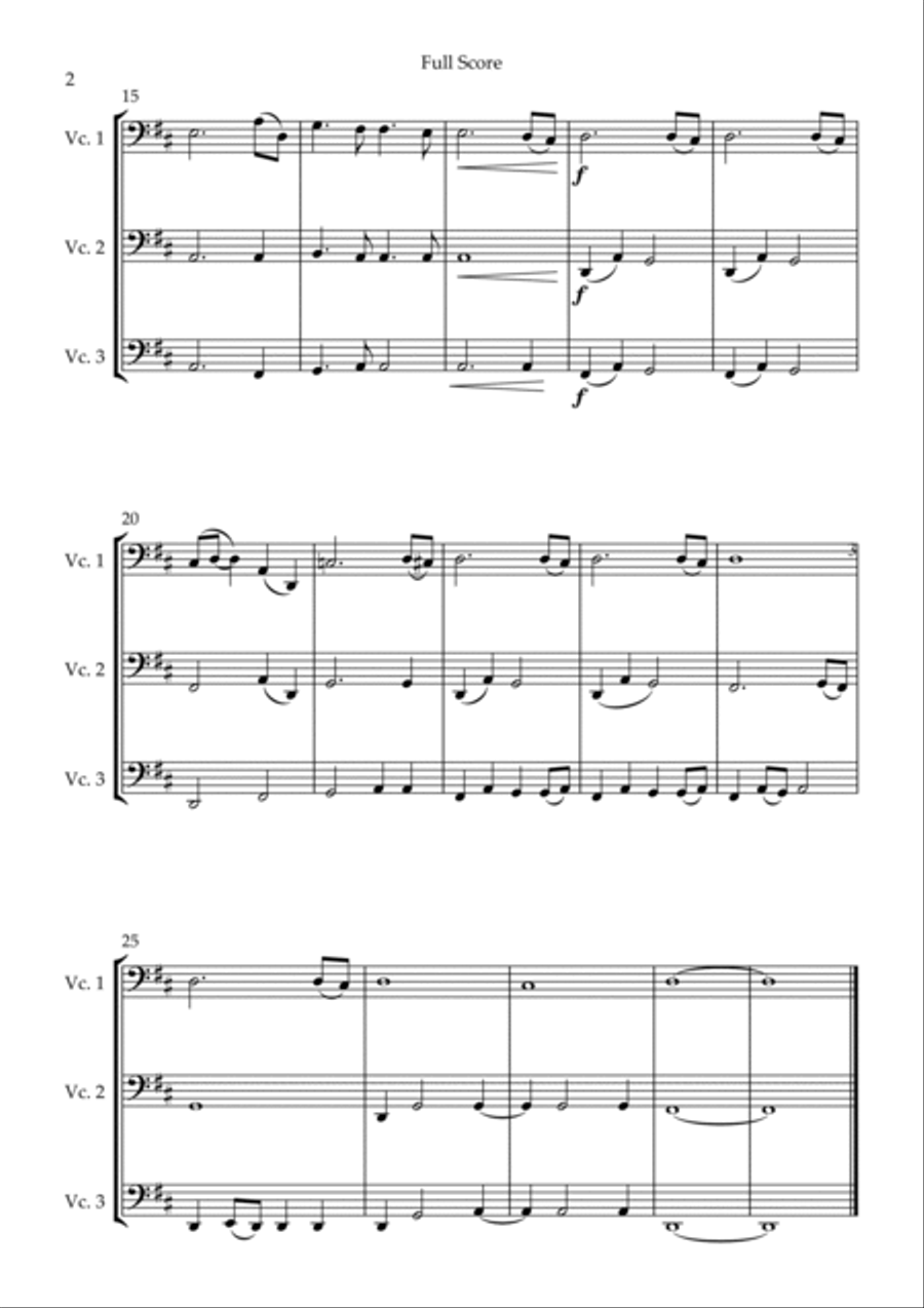 Jurassic Park Iii String Trio scores gallery preview page 2