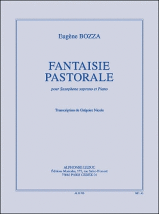 Fantaisie Pastorale Op 37 Arr Nicole Sop Sax/pno