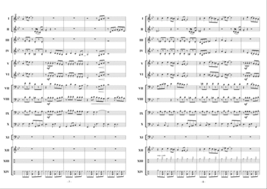 Pleased To Meet You Concert Band scores gallery preview page 5