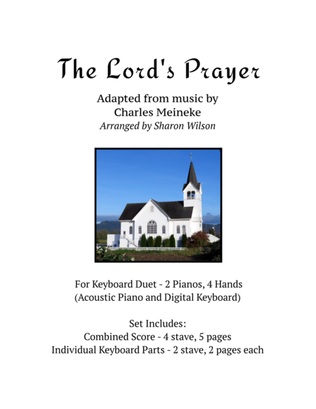 Book cover for The Lord's Prayer (2 Pianos, 4 Hands Duet)