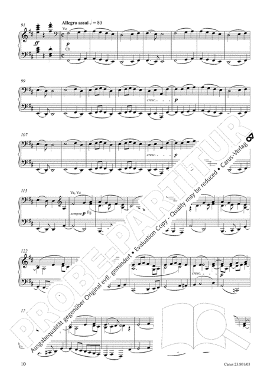 Symphony No. 9, Op. 125 - Finale (Choral Symphony) 4-Part scores gallery preview page 11