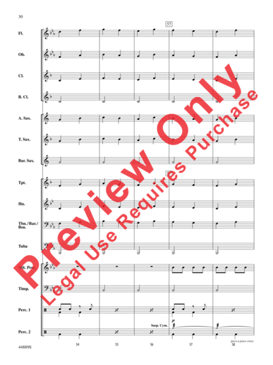 Three Miniature Nutcrackers Concert Band scores gallery preview page 30