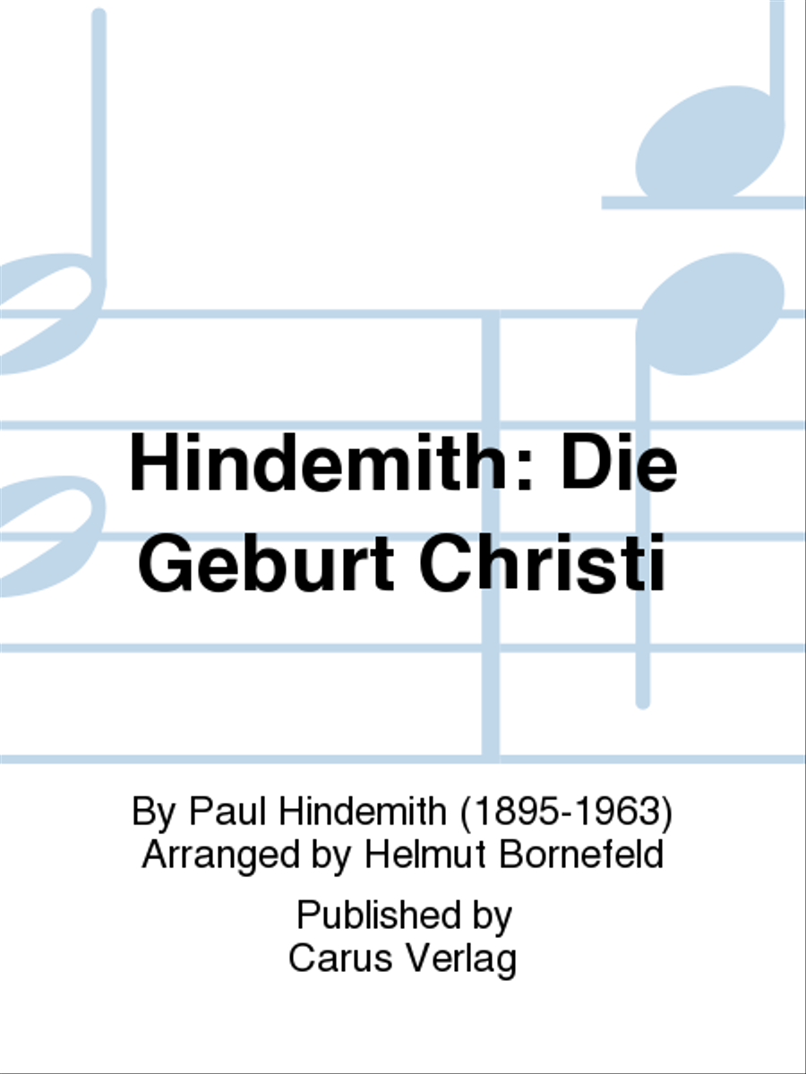 Die Geburt Christi Die Geburt Christi Score scores gallery preview page 1