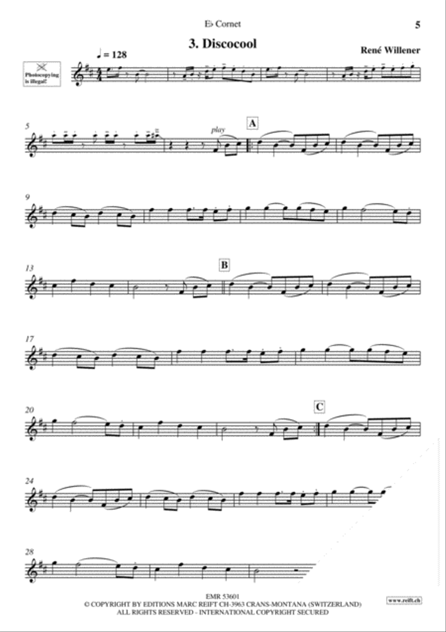Bella Ciao Cornet scores gallery preview page 5