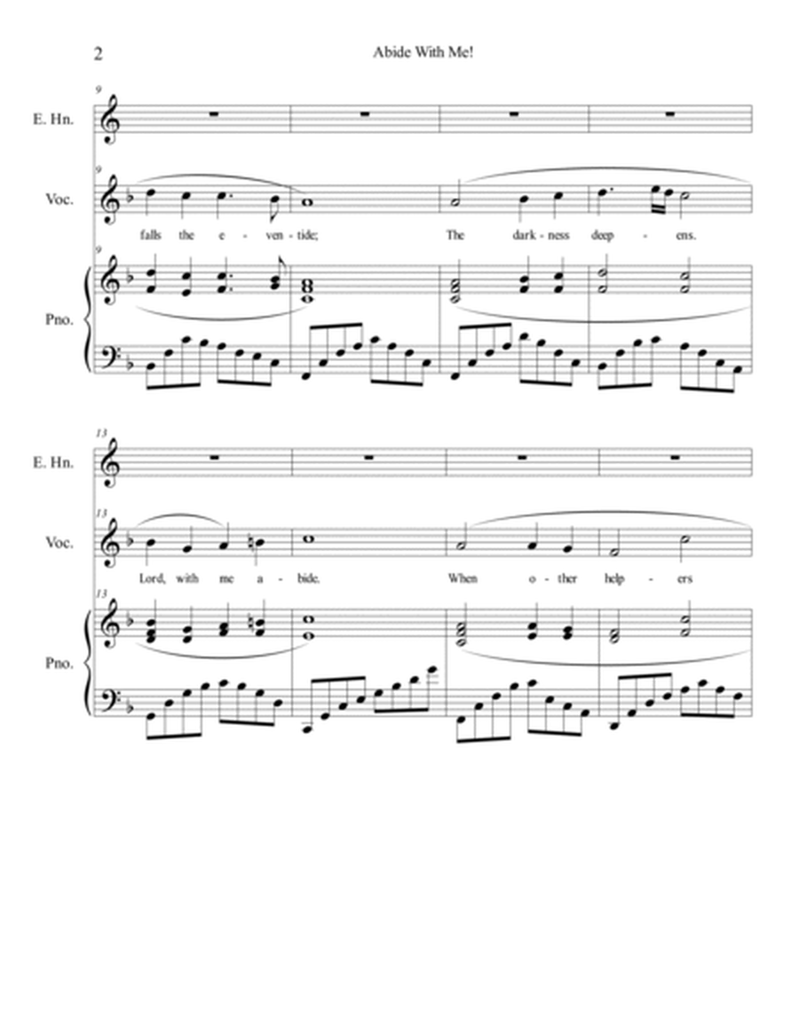 Abide With Me! (English horn)