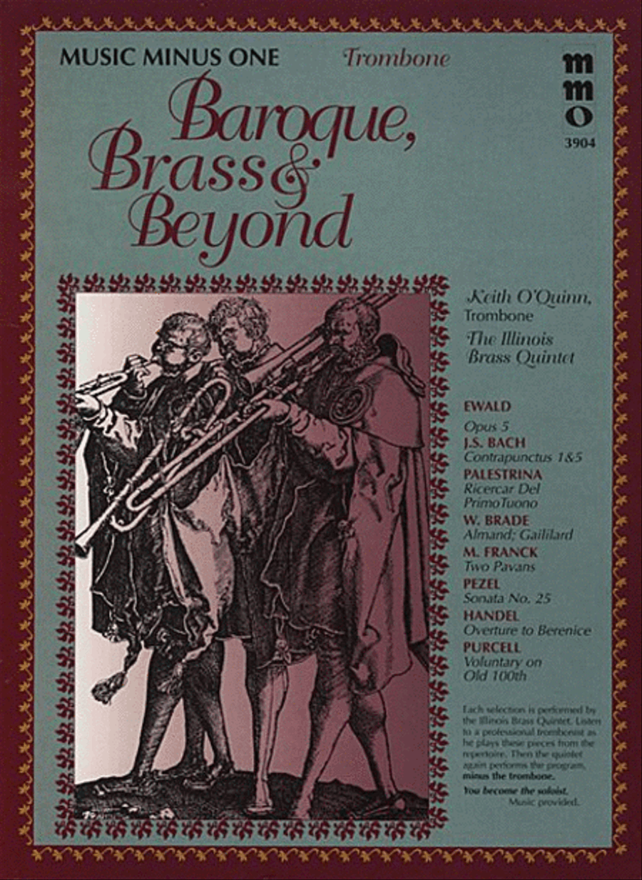 Baroque, Brass & Beyond Baroque, Brass & Beyond Trombone Solo scores gallery preview page 1
