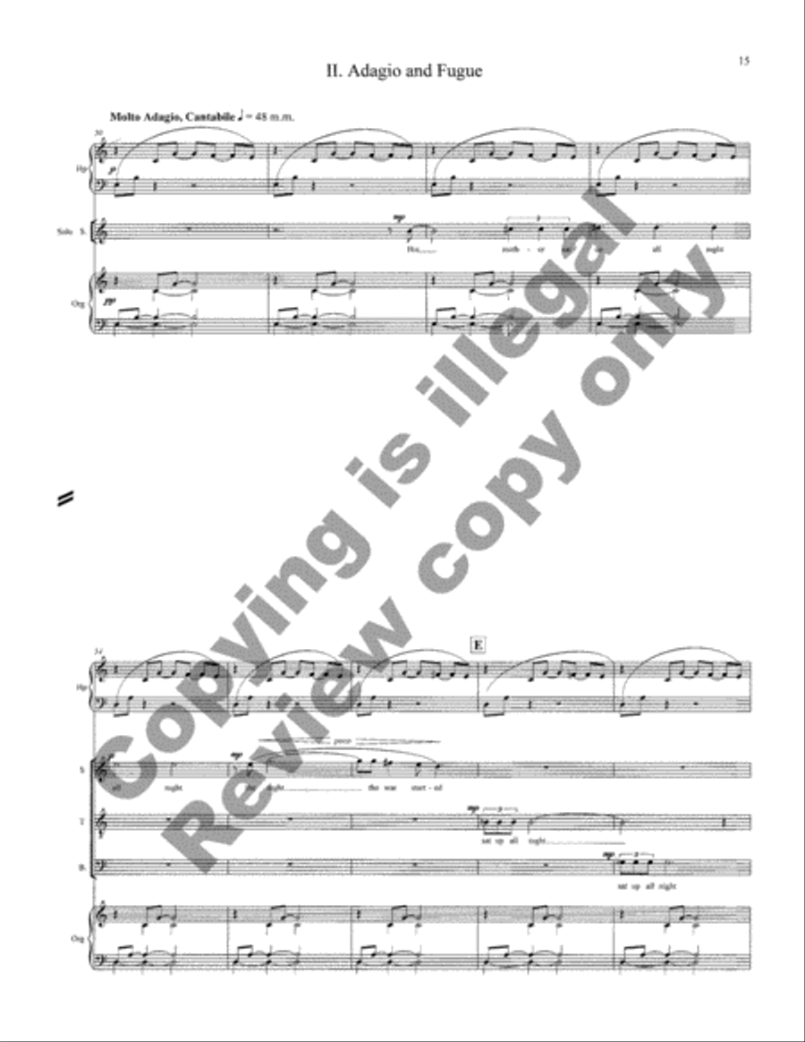 Canticles (Study Score) Choir scores gallery preview page 13
