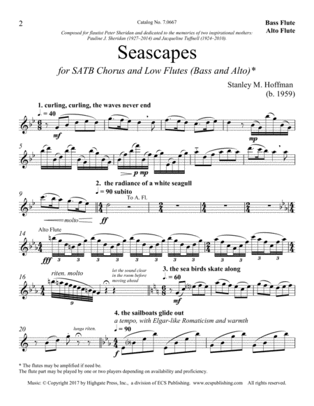 Seascapes (Flute Part) (Downloadable)