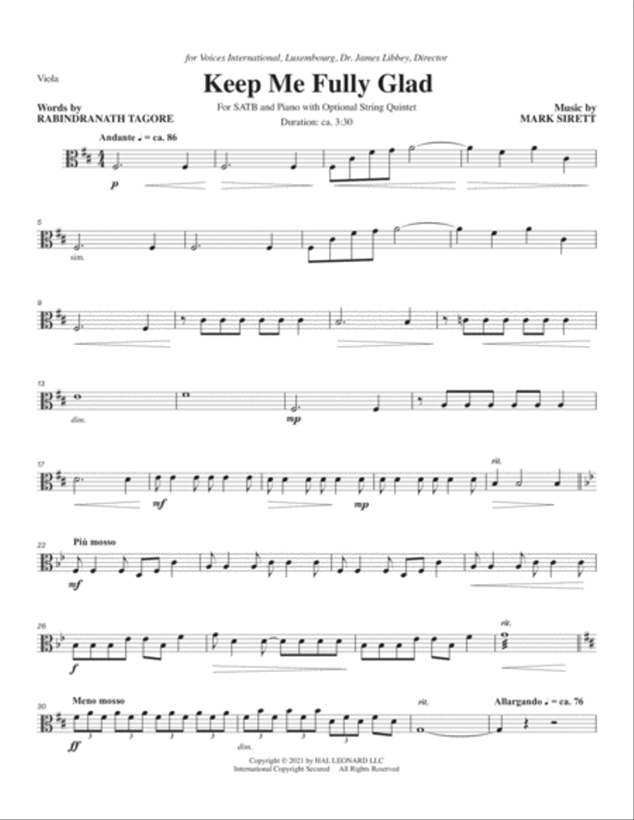 Keep Me Fully Glad - Cello Choir scores gallery preview page 7