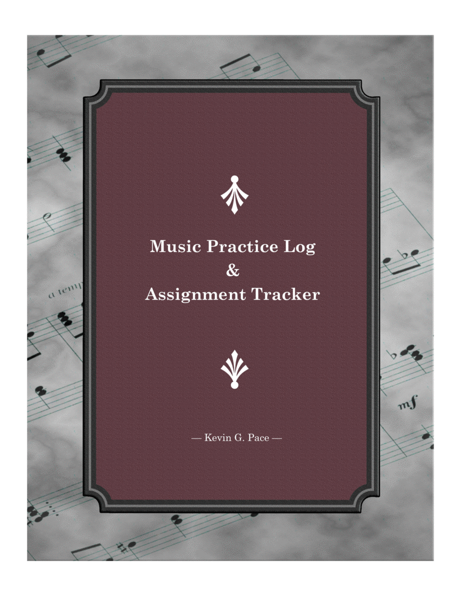 Music Practice Log and Assignment Tracker book