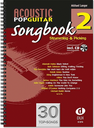 Book cover for Acoustic Pop Guitar - Songbook 2