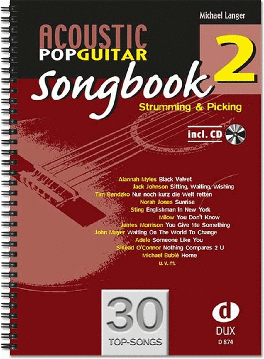 Book cover for Acoustic Pop Guitar - Songbook 2