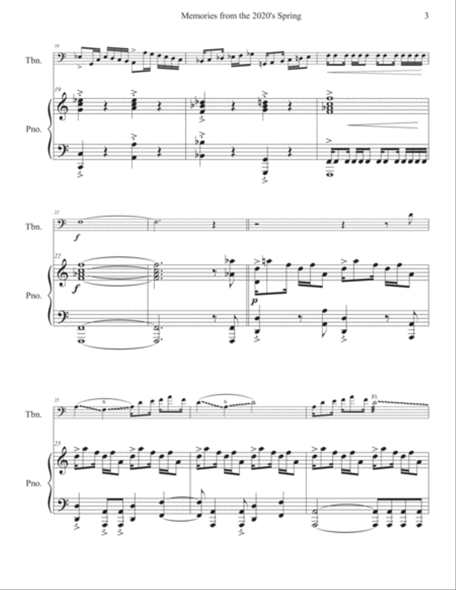 Memories From The 2020's Spring Piano scores gallery preview page 4