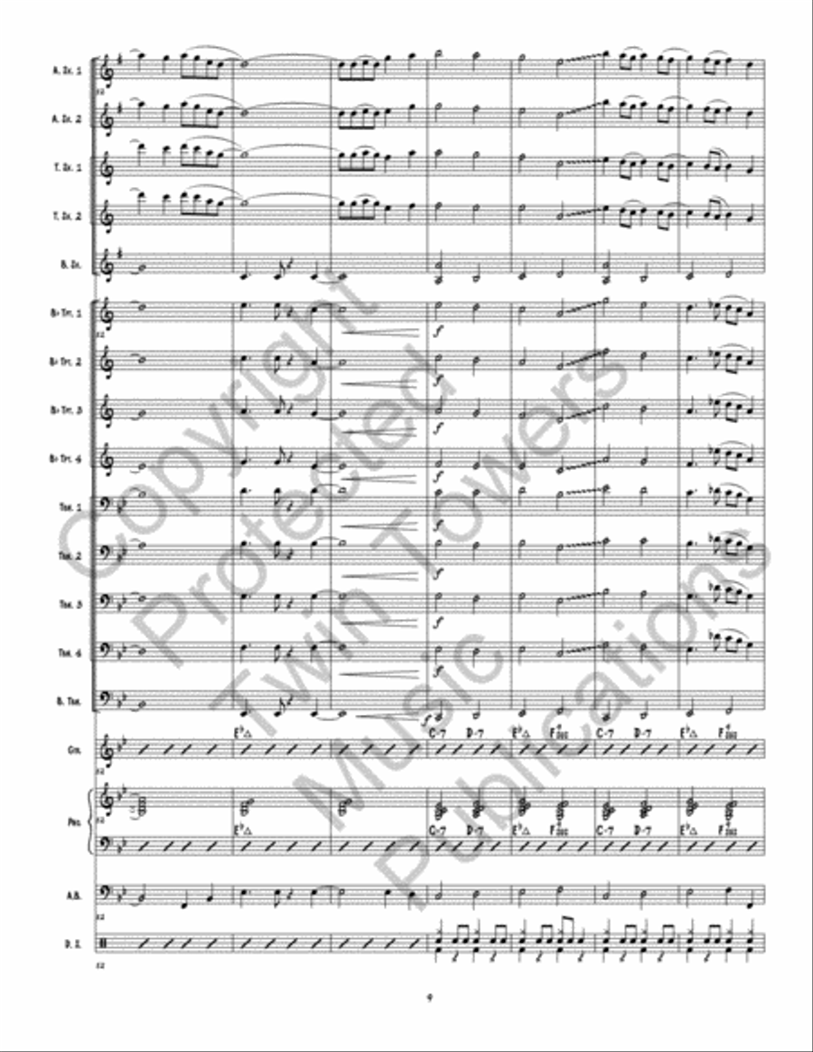 Caramel Macchiato Caramel Macchiato Jazz Ensemble scores gallery preview page 10
