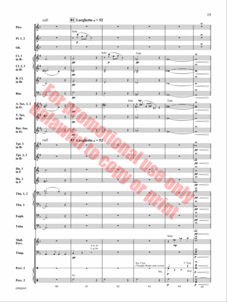 Better Angels Concert Band scores gallery preview page 20