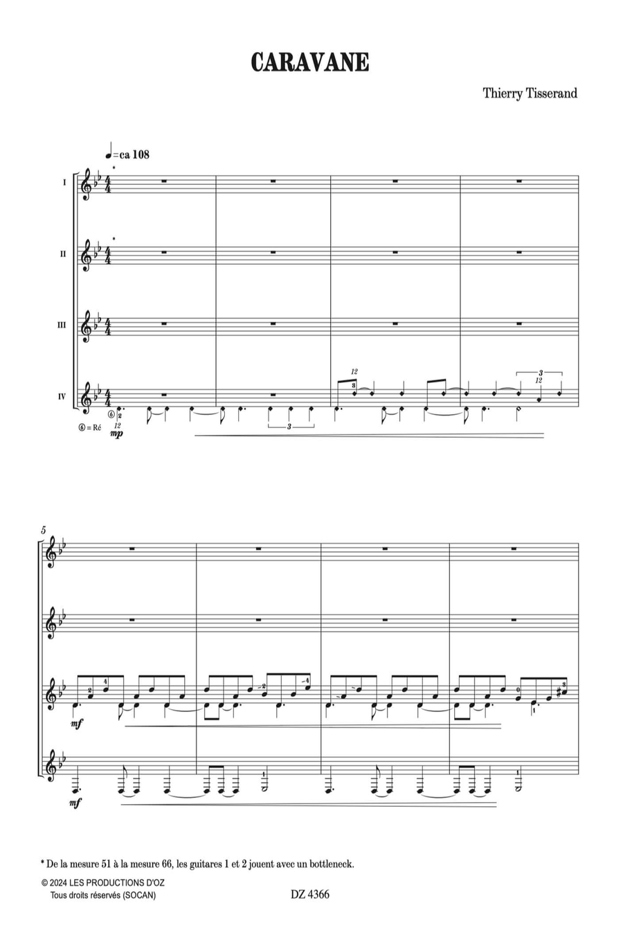 Caravane Guitar Ensemble scores gallery preview page 2