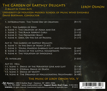 The Music of Leroy Osmon: The Garden of Earthly Delights, Vol. 5