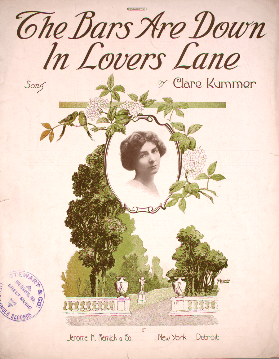 The Bars are Down in Lovers Lane. Song