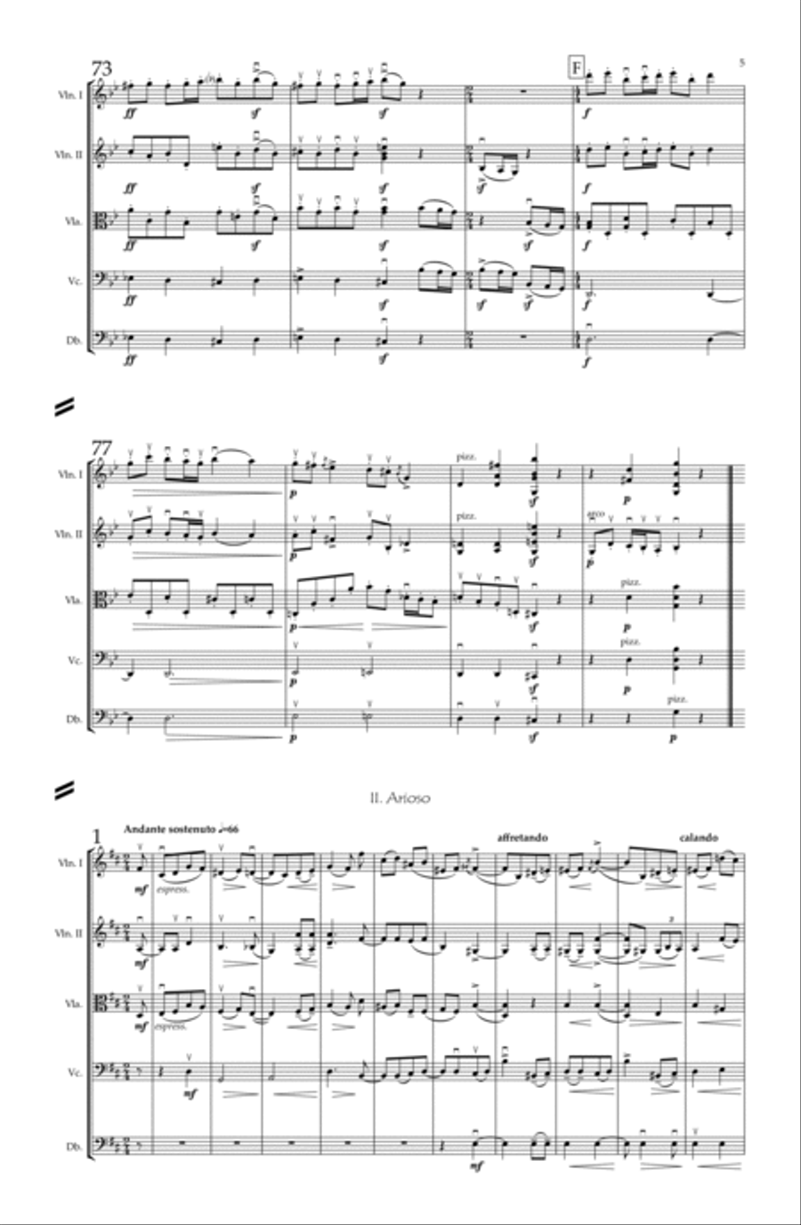 Reinecke Serenade for Strings Op. 242 String Orchestra scores gallery preview page 5