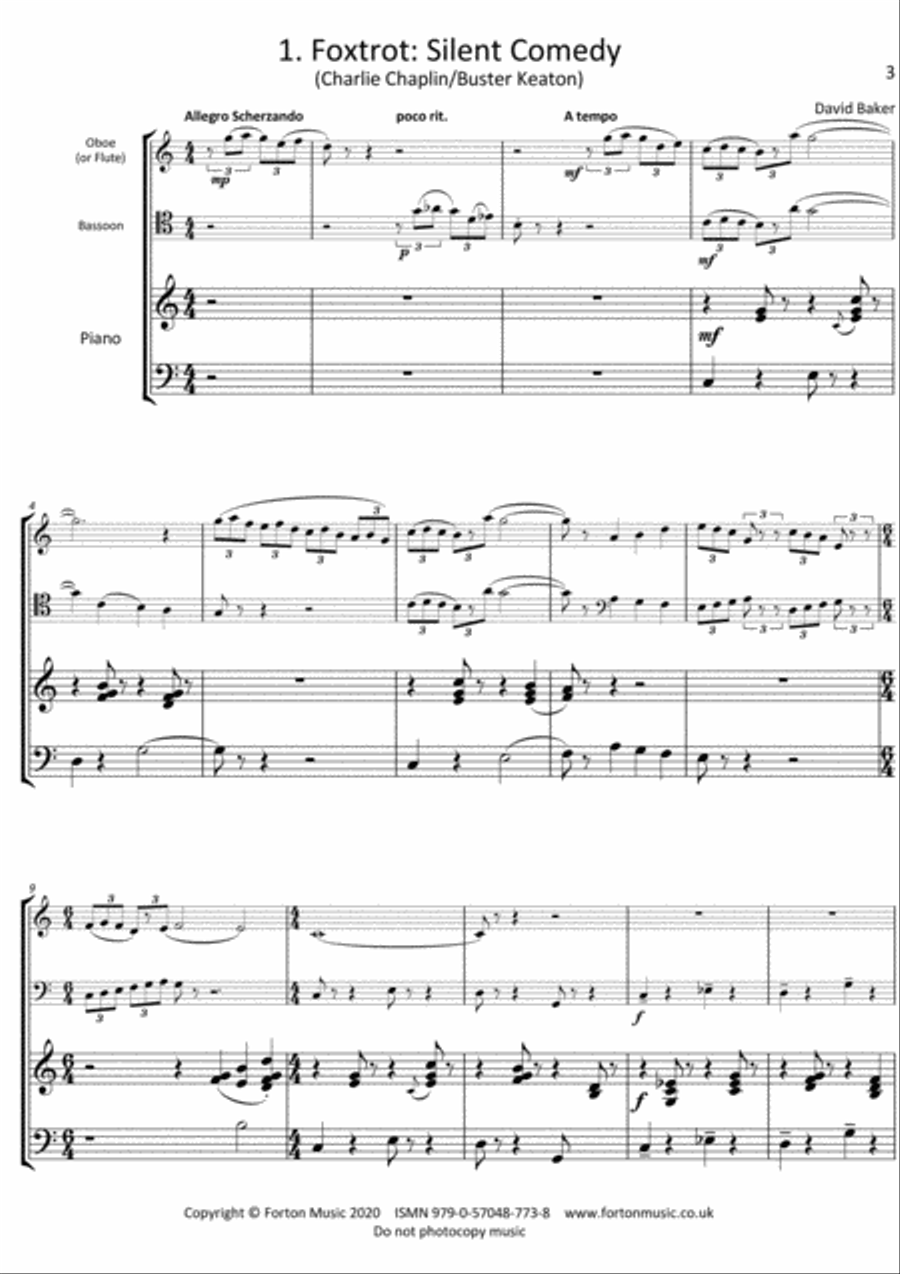 Three Cinematic Sketches Three Cinematic Sketches Bassoon scores gallery preview page 3