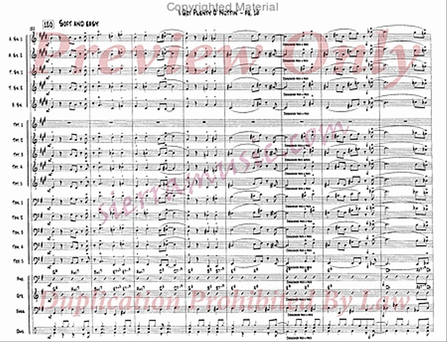 I Got Plenty O' Nuttin' I Got Plenty O' Nuttin' Jazz Ensemble scores gallery preview page 17